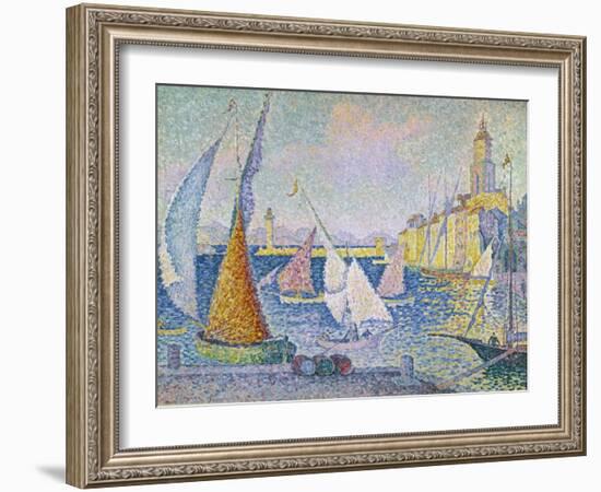 Der Hafen von St. Tropez. 1899-Paul Signac-Framed Giclee Print