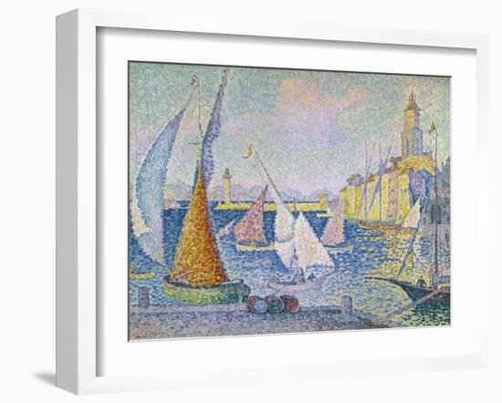 Der Hafen von St. Tropez. 1899-Paul Signac-Framed Giclee Print