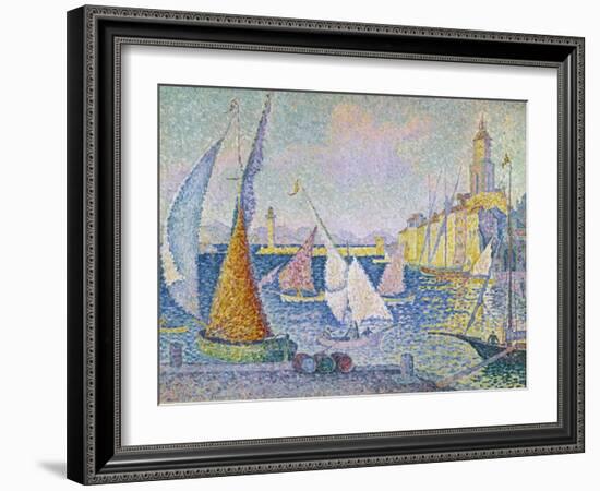 Der Hafen von St. Tropez. 1899-Paul Signac-Framed Giclee Print