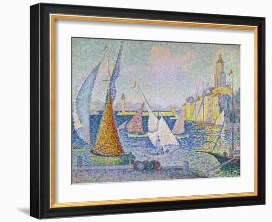 Der Hafen von St. Tropez. 1899-Paul Signac-Framed Giclee Print