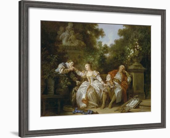 Der Heimliche Liebhaber-Jean-Baptiste Le Prince-Framed Giclee Print