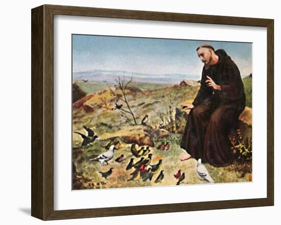 'Der Hellige Franz von Assisi 1182-1226', 1934-Unknown-Framed Giclee Print