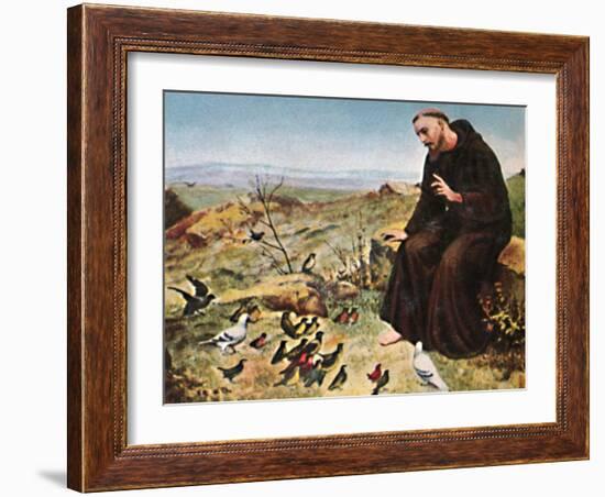 'Der Hellige Franz von Assisi 1182-1226', 1934-Unknown-Framed Giclee Print