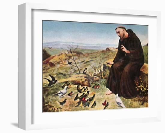 'Der Hellige Franz von Assisi 1182-1226', 1934-Unknown-Framed Giclee Print
