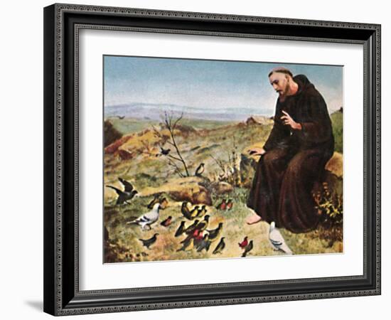 'Der Hellige Franz von Assisi 1182-1226', 1934-Unknown-Framed Giclee Print