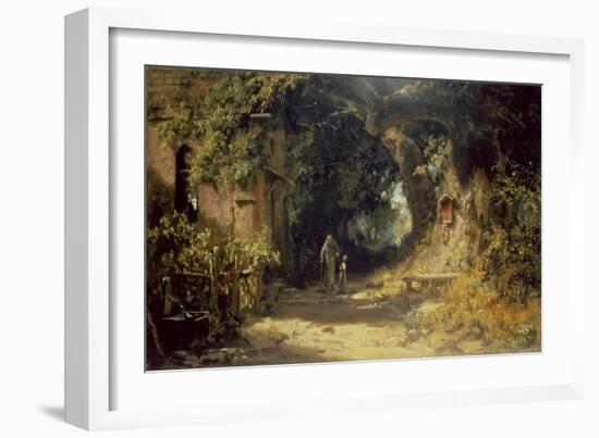 Der Klausner-Carl Spitzweg-Framed Giclee Print