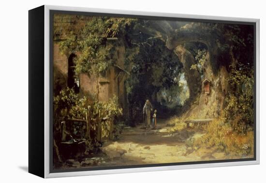 Der Klausner-Carl Spitzweg-Framed Premier Image Canvas