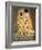 Der Kuss-Gustav Klimt-Framed Art Print