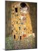 Der Kuss-Gustav Klimt-Mounted Art Print