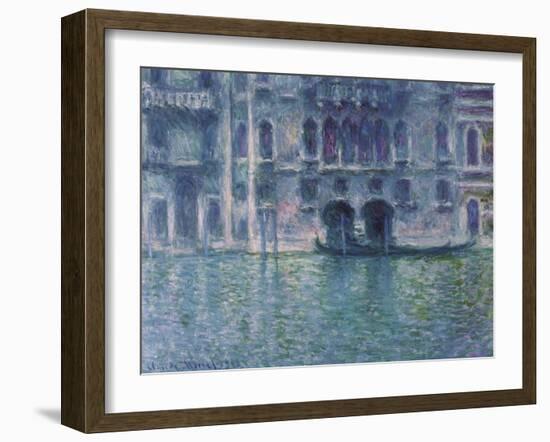 Der Palazzo De Mula in Venedig, 1908-Claude Monet-Framed Giclee Print