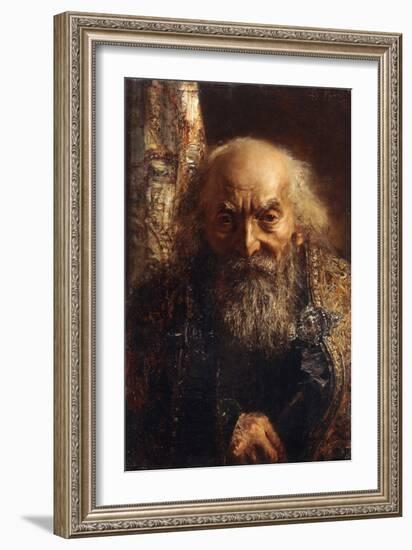 Der Rabbi von Baghdad-Adolph Menzel-Framed Giclee Print