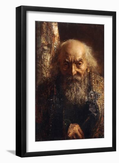 Der Rabbi von Baghdad-Adolph Menzel-Framed Giclee Print