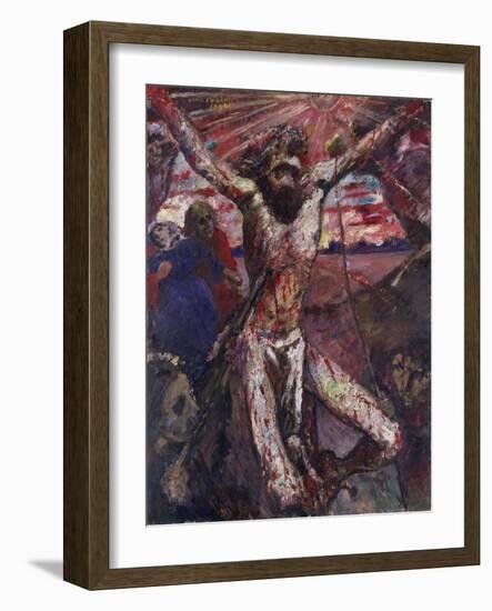 Der Rote Christus, 1922-Lovis Corinth-Framed Giclee Print