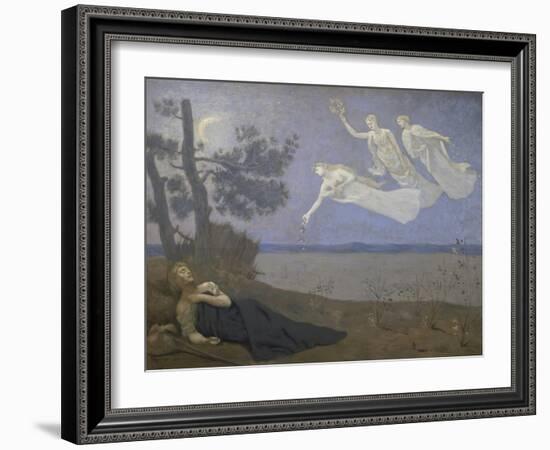 Der Traum. 1883-Pierre Puvis de Chavannes-Framed Giclee Print