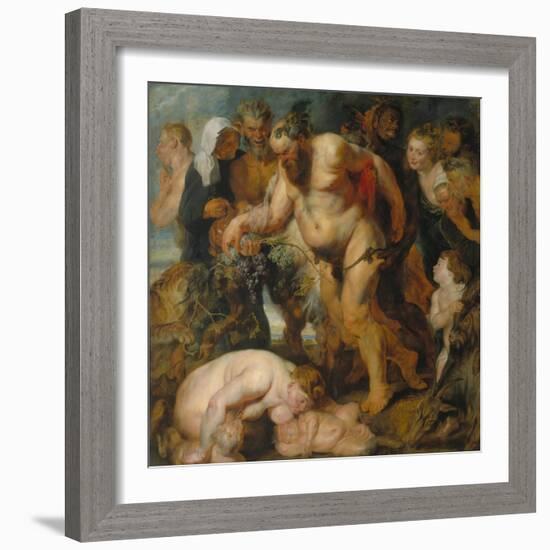 Der Trunkene Silen-Peter Paul Rubens-Framed Giclee Print