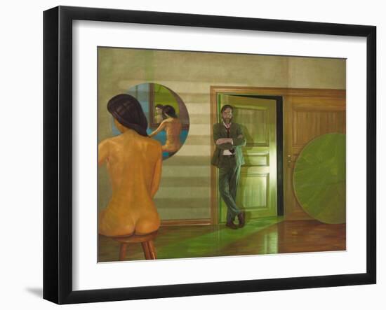 Der unentschiedene Mann 2007-Aris Kalaizis-Framed Giclee Print