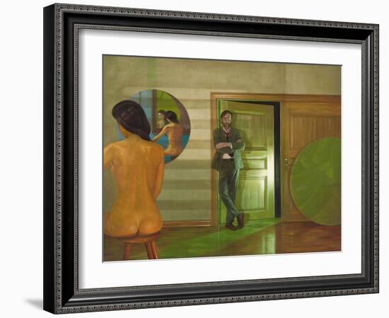 Der unentschiedene Mann 2007-Aris Kalaizis-Framed Giclee Print