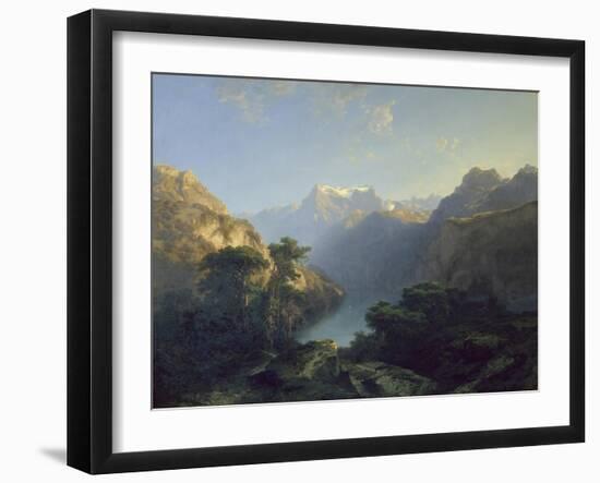 Der Urnersee, 1849-Alexandre Calame-Framed Giclee Print