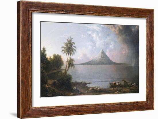 Der Vulkan Omotepe in Nicaragua-Martin Johnson Heade-Framed Giclee Print