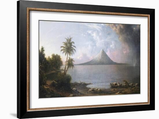 Der Vulkan Omotepe in Nicaragua-Martin Johnson Heade-Framed Giclee Print