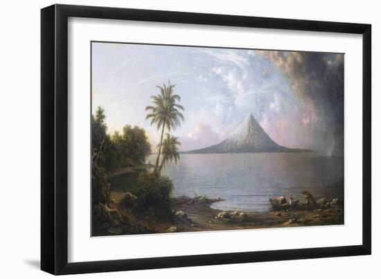 Der Vulkan Omotepe in Nicaragua-Martin Johnson Heade-Framed Giclee Print