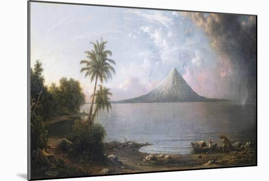 Der Vulkan Omotepe in Nicaragua-Martin Johnson Heade-Mounted Giclee Print