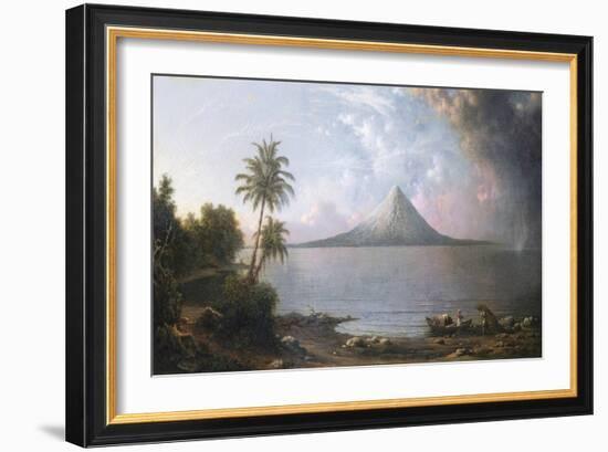 Der Vulkan Omotepe in Nicaragua-Martin Johnson Heade-Framed Giclee Print