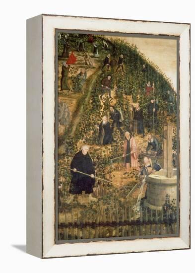 Der Weinberg Des Herrn (Martin Luther Im Weinberg), Epitaph Fuer Paulus Ebe-Lucas Cranach the Elder-Framed Premier Image Canvas