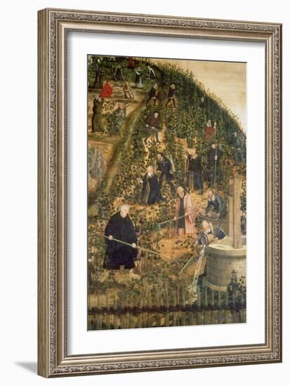 Der Weinberg Des Herrn (Martin Luther Im Weinberg), Epitaph Fuer Paulus Ebe-Lucas Cranach the Elder-Framed Giclee Print