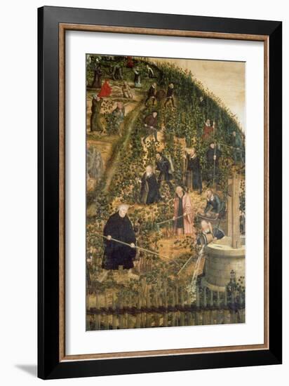 Der Weinberg Des Herrn (Martin Luther Im Weinberg), Epitaph Fuer Paulus Ebe-Lucas Cranach the Elder-Framed Giclee Print