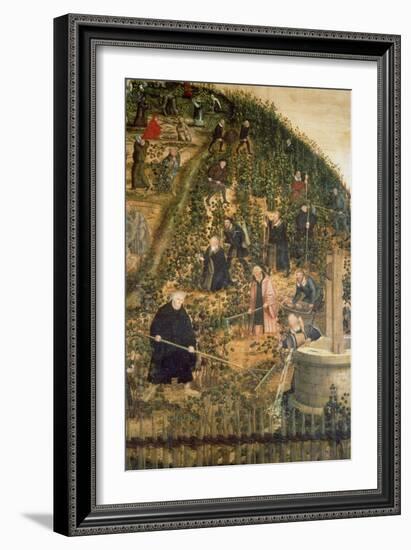 Der Weinberg Des Herrn (Martin Luther Im Weinberg), Epitaph Fuer Paulus Ebe-Lucas Cranach the Elder-Framed Giclee Print