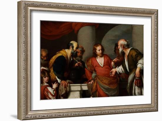 Der Zinsgroschen, 1630S-Bernardo Strozzi-Framed Giclee Print