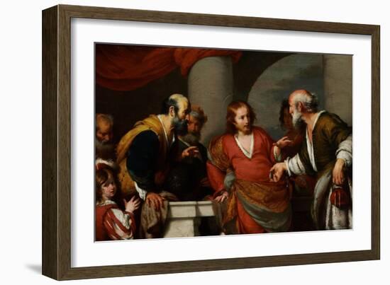 Der Zinsgroschen, 1630S-Bernardo Strozzi-Framed Giclee Print