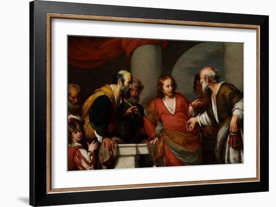 Der Zinsgroschen, 1630S-Bernardo Strozzi-Framed Giclee Print