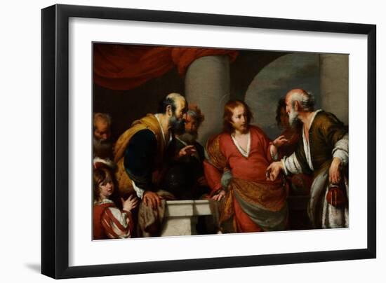 Der Zinsgroschen, 1630S-Bernardo Strozzi-Framed Giclee Print