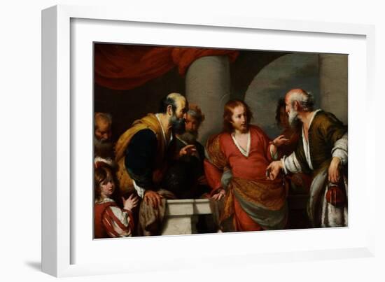 Der Zinsgroschen, 1630S-Bernardo Strozzi-Framed Giclee Print