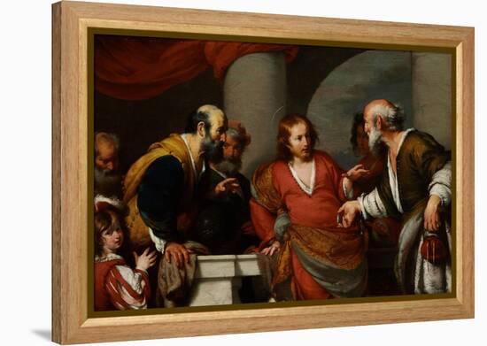 Der Zinsgroschen, 1630S-Bernardo Strozzi-Framed Premier Image Canvas