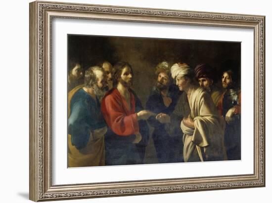 Der Zinsgroschen-Bartolomeo Manfredi-Framed Giclee Print