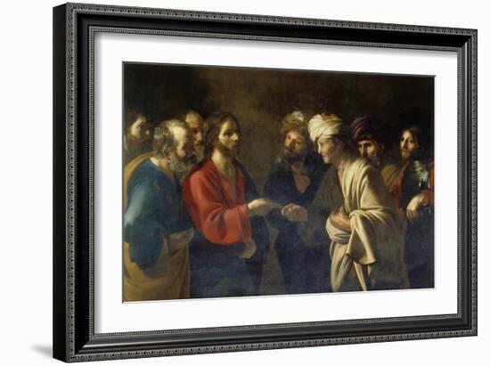 Der Zinsgroschen-Bartolomeo Manfredi-Framed Giclee Print