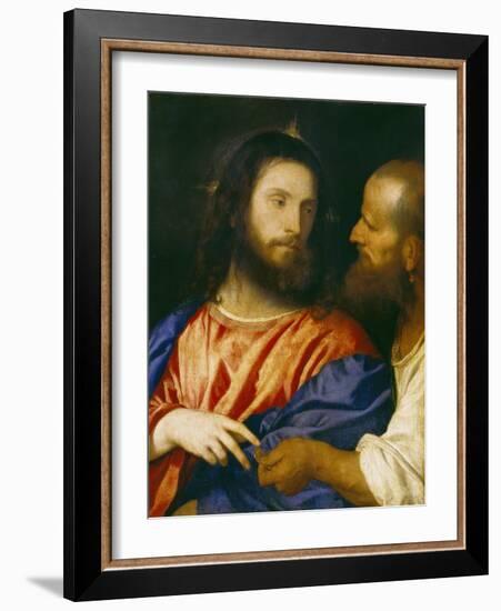 Der Zinsgroschen-Titian (Tiziano Vecelli)-Framed Giclee Print