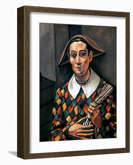 Derain: Harlequin, 1919-Andre Derain-Framed Giclee Print