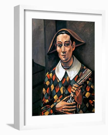 Derain: Harlequin, 1919-Andre Derain-Framed Giclee Print