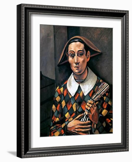 Derain: Harlequin, 1919-Andre Derain-Framed Giclee Print