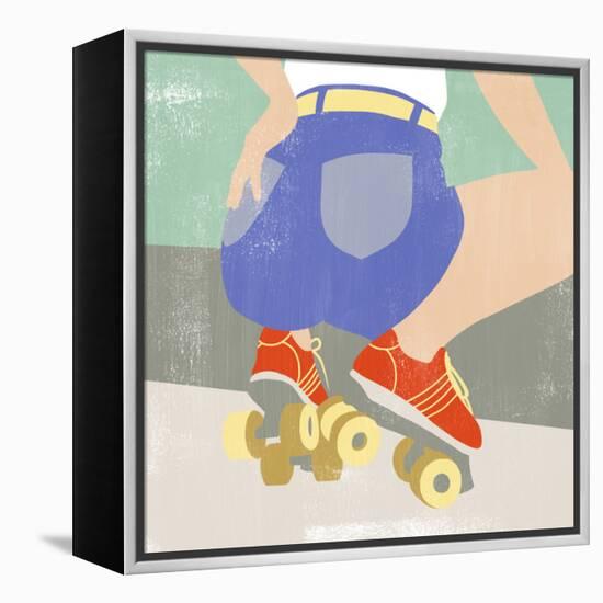 Derby Dames II-Grace Popp-Framed Stretched Canvas