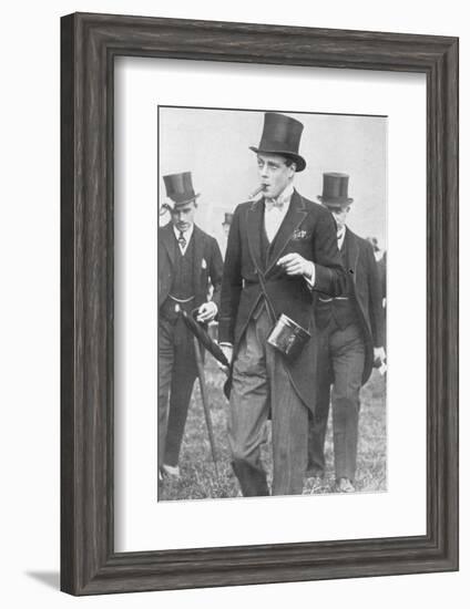 Derby Day, 1926: His Majesty, Ryder Cup contest at Southport', (1936)-Unknown-Framed Photographic Print