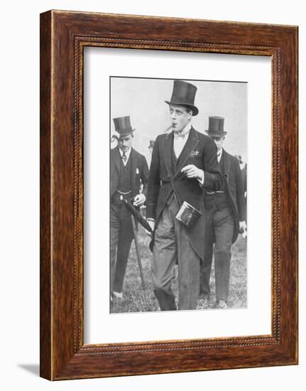 Derby Day, 1926: His Majesty, Ryder Cup contest at Southport', (1936)-Unknown-Framed Photographic Print