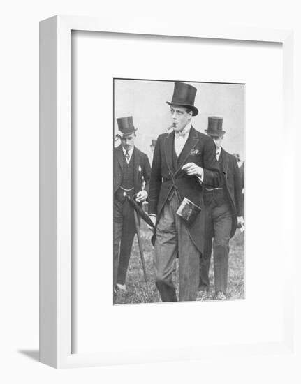 Derby Day, 1926: His Majesty, Ryder Cup contest at Southport', (1936)-Unknown-Framed Photographic Print