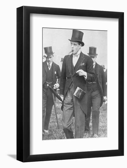 Derby Day, 1926: His Majesty, Ryder Cup contest at Southport', (1936)-Unknown-Framed Photographic Print