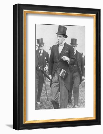 Derby Day, 1926: His Majesty, Ryder Cup contest at Southport', (1936)-Unknown-Framed Photographic Print