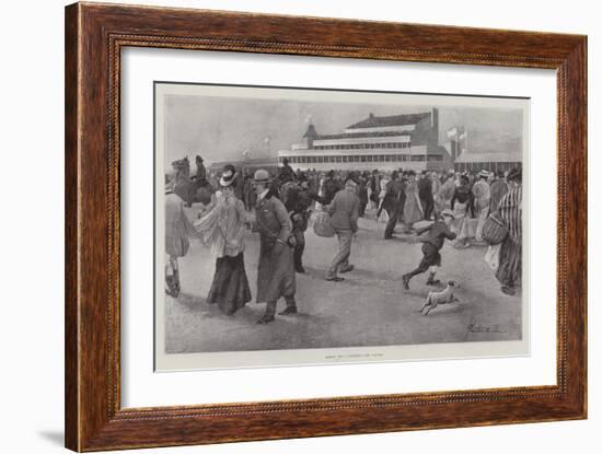 Derby Day, Clearing the Course-Lance Thackeray-Framed Giclee Print